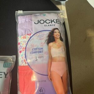 3 pkg of Jockey Elance women’s underwear. Size 10. New in package. Not opened.
